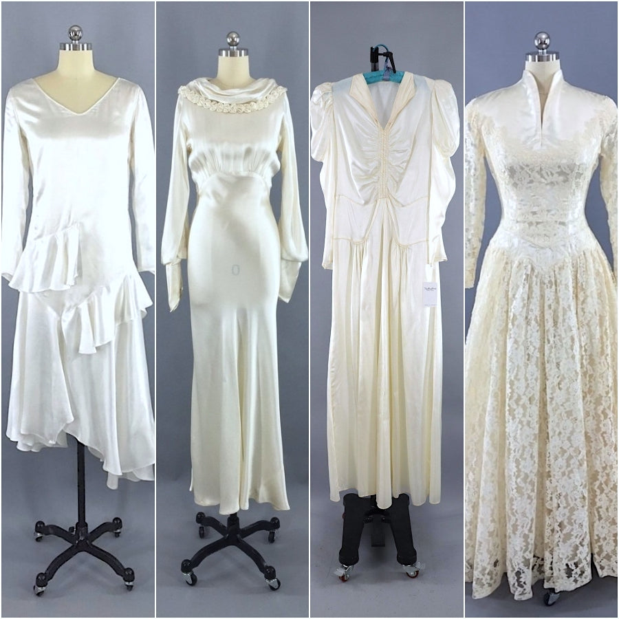 1930s wedding hotsell dress style