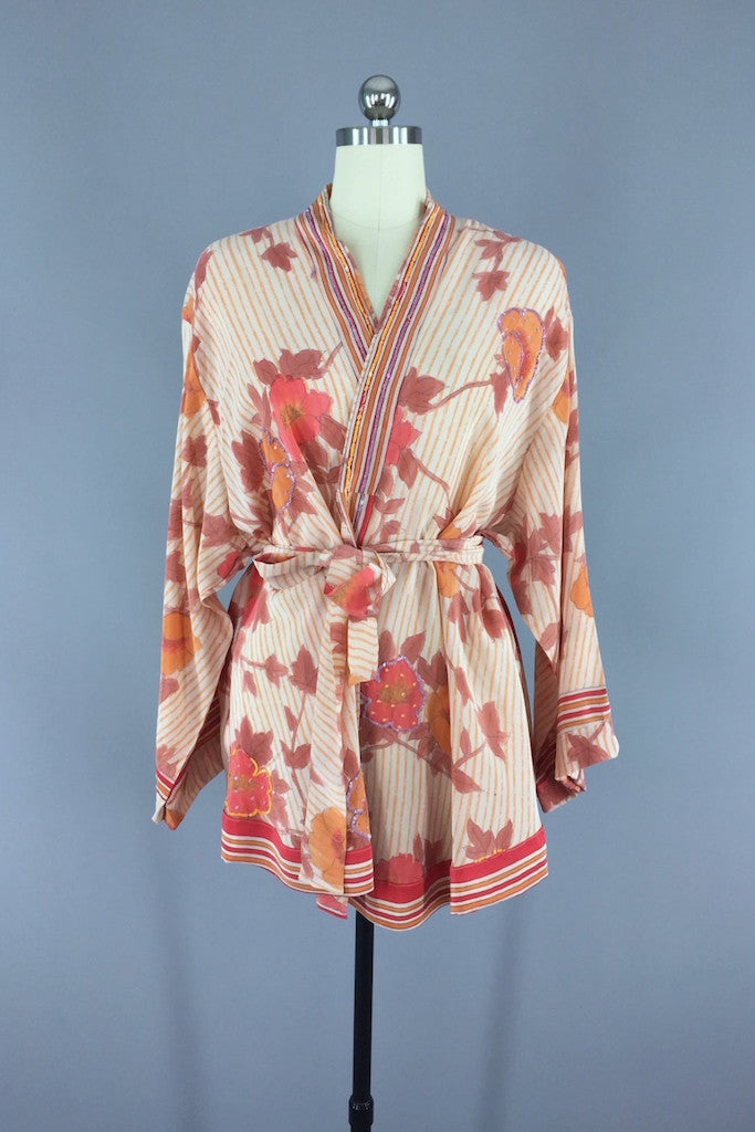 Vintage Silk Sari Cardigan-ThisBlueBird