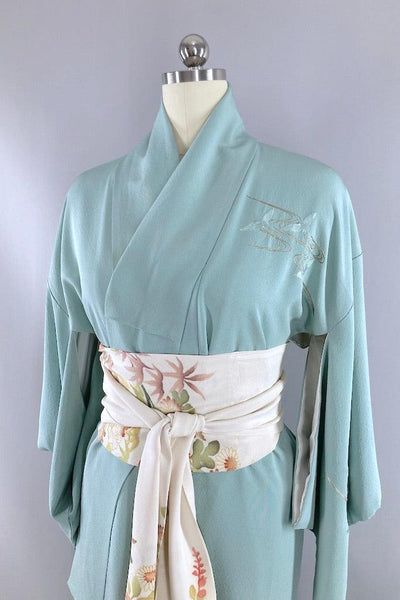 Vintage Flying Flock Kimono-ThisBlueBird