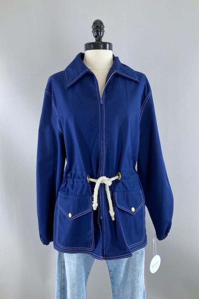 Vintage Navy Spring Jacket-ThisBlueBird