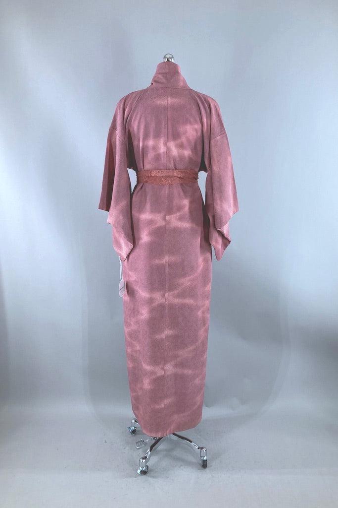 Vintage Purple & Pink Ombre Silk Kimono-ThisBlueBird
