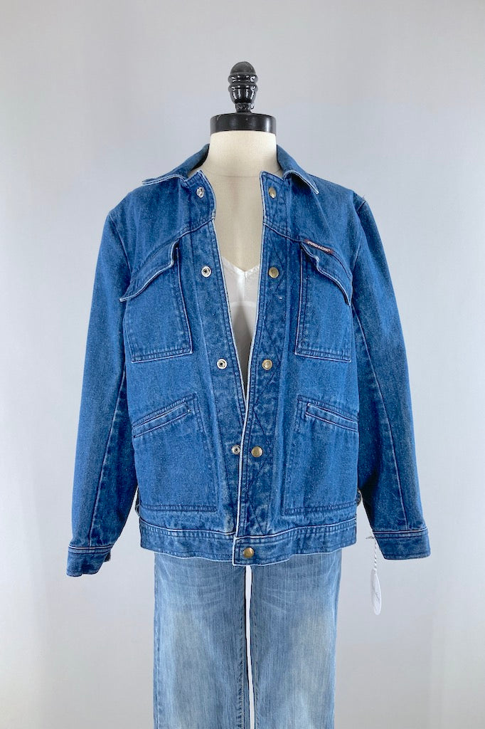 80s vintage denim jacket