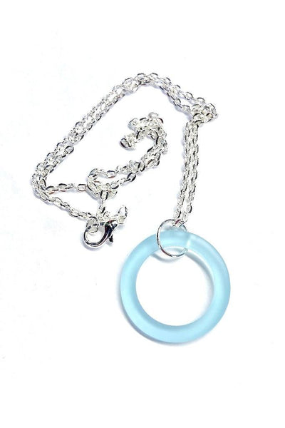 Sea Glass Ring Necklace-ThisBlueBird