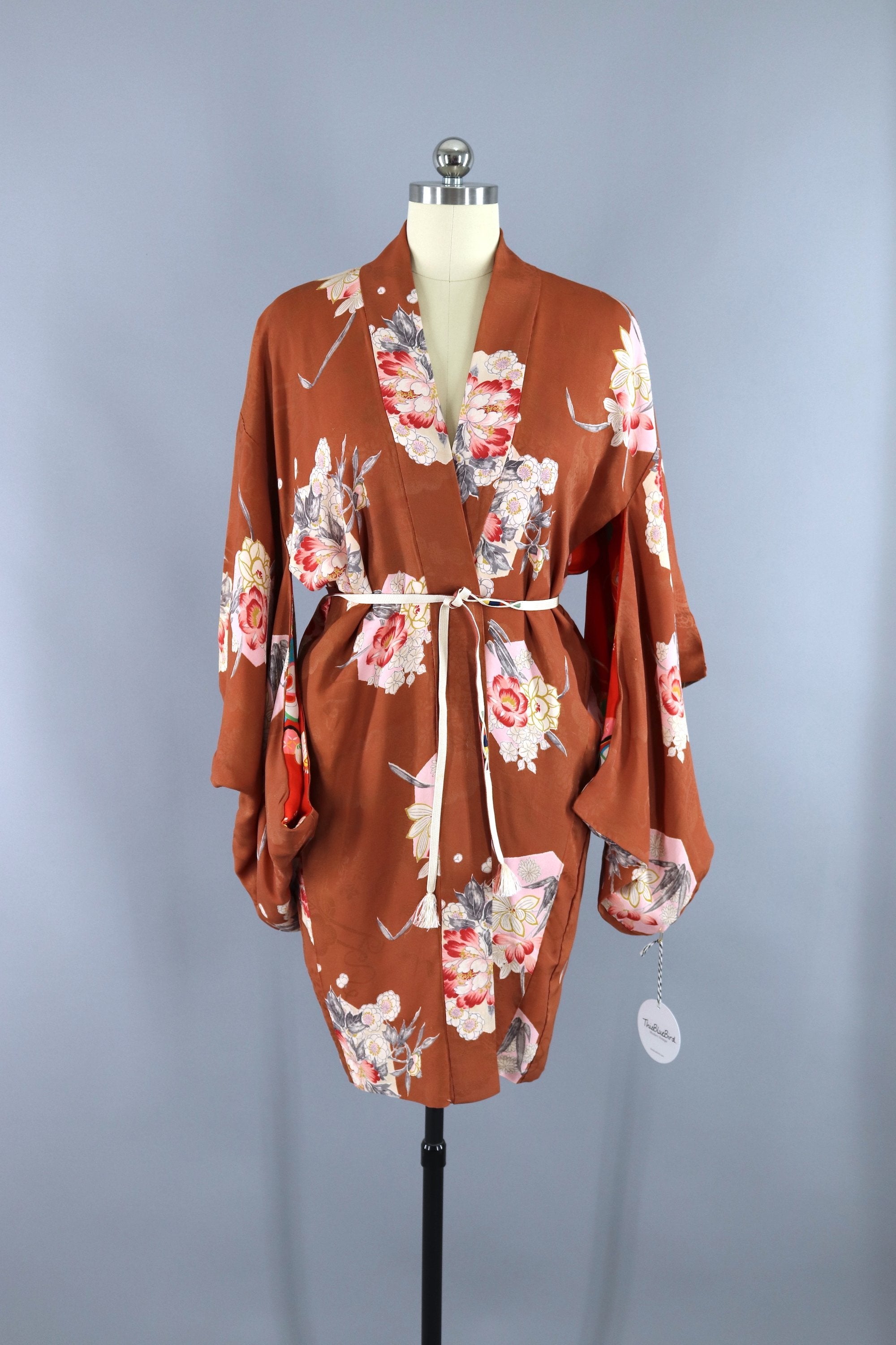 Kelly Brown Antique Print Kimono Cardigan