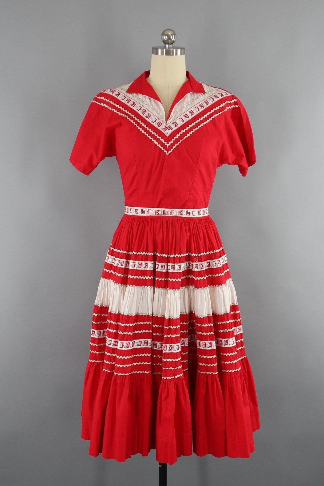 Vintage Square Dance Dress Fashions By Mitzi Florida Women Size Small to  Medium