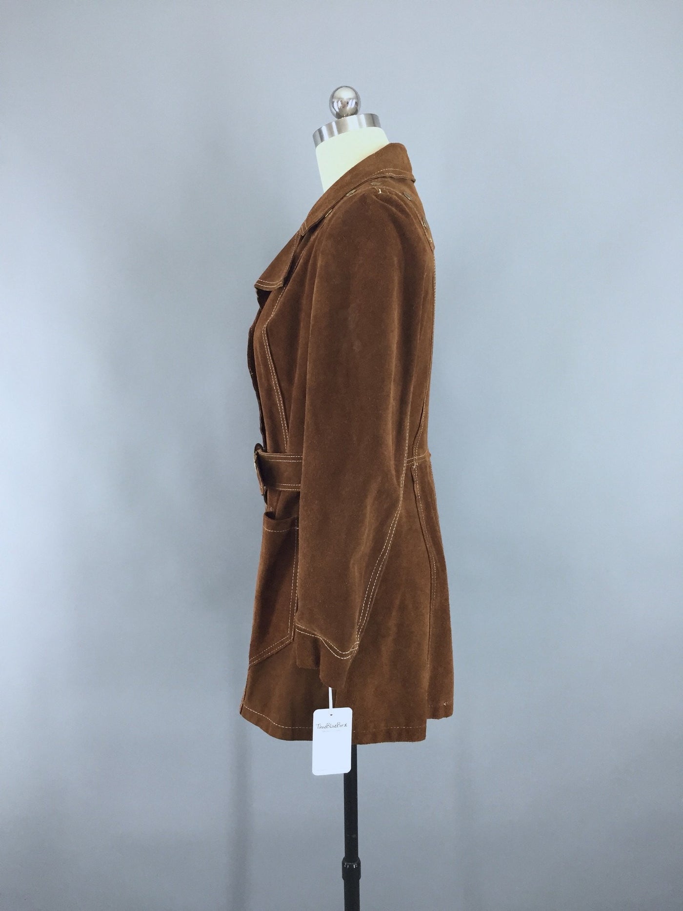 Vintage 1970s Suede Jacket / The Paris Coat - ThisBlueBird