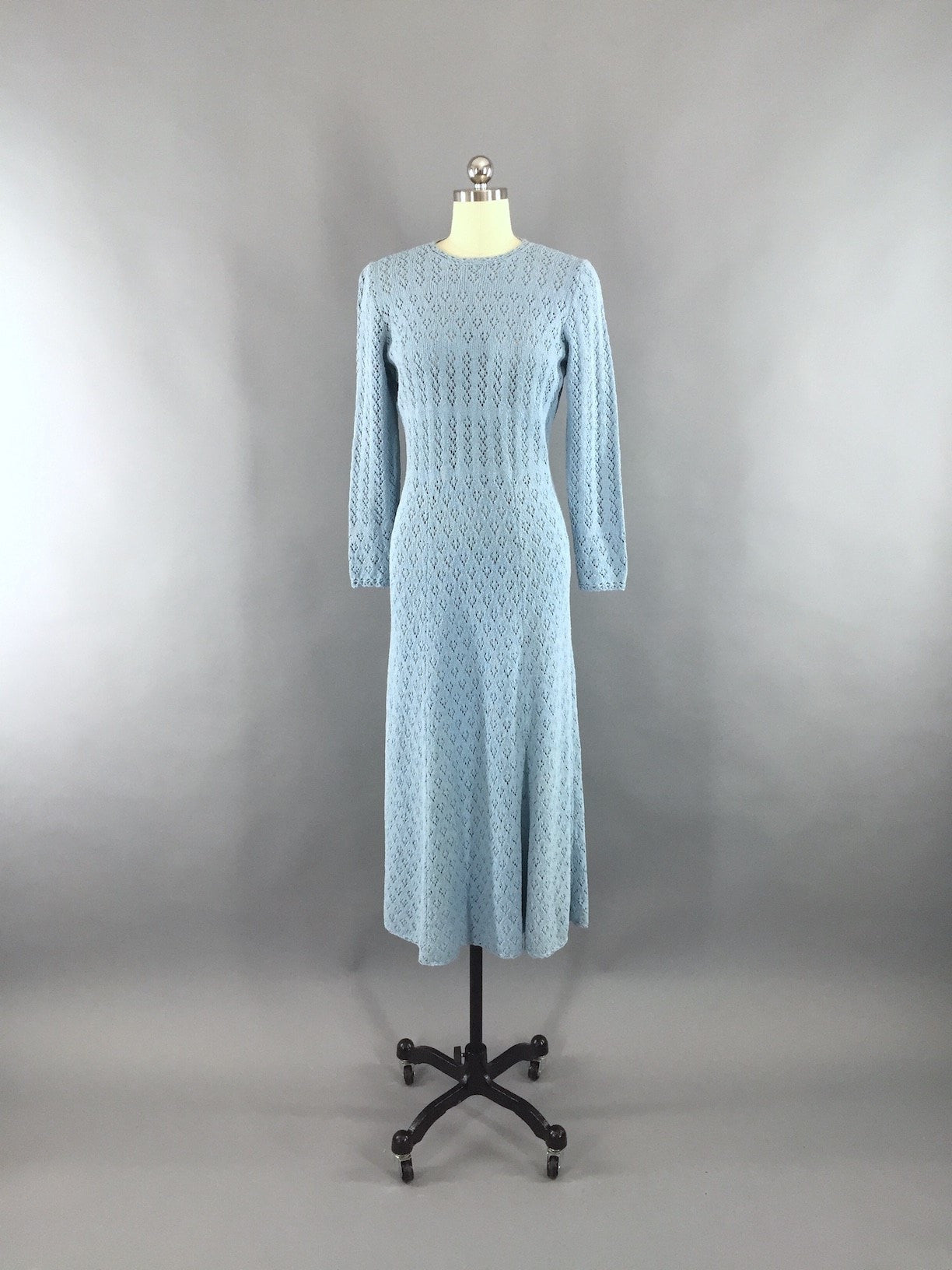 Vintage 1970s Sweater Dress / Picardo Knits  ThisBlueBird