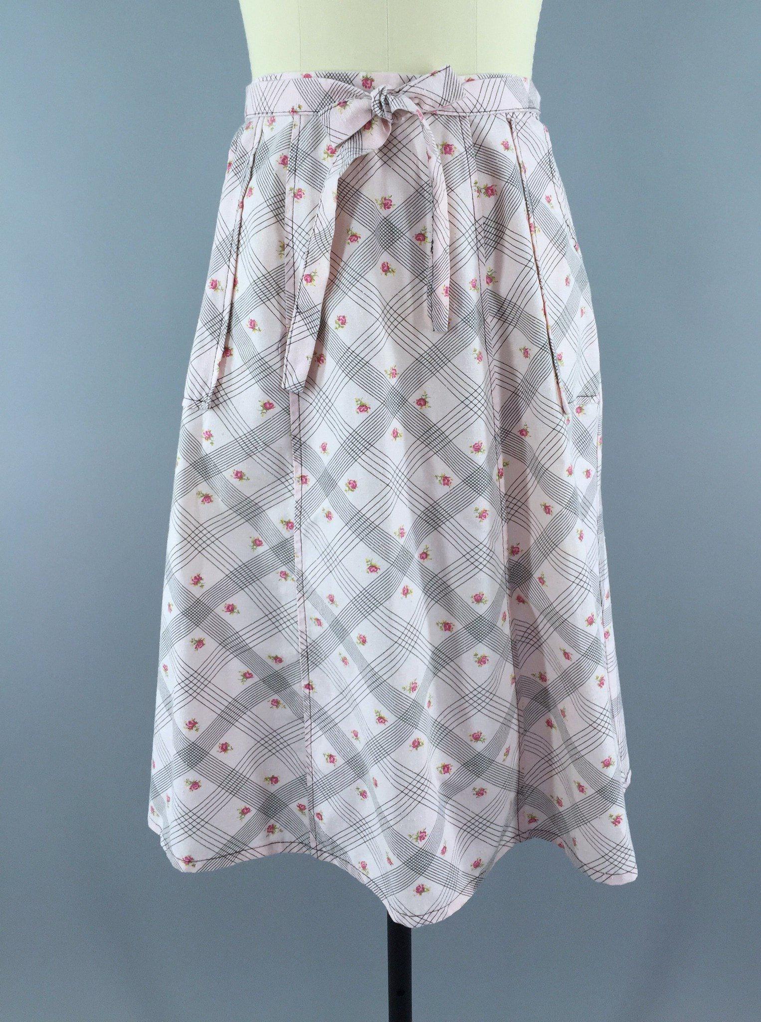 Vintage Roses Wrap Skirt