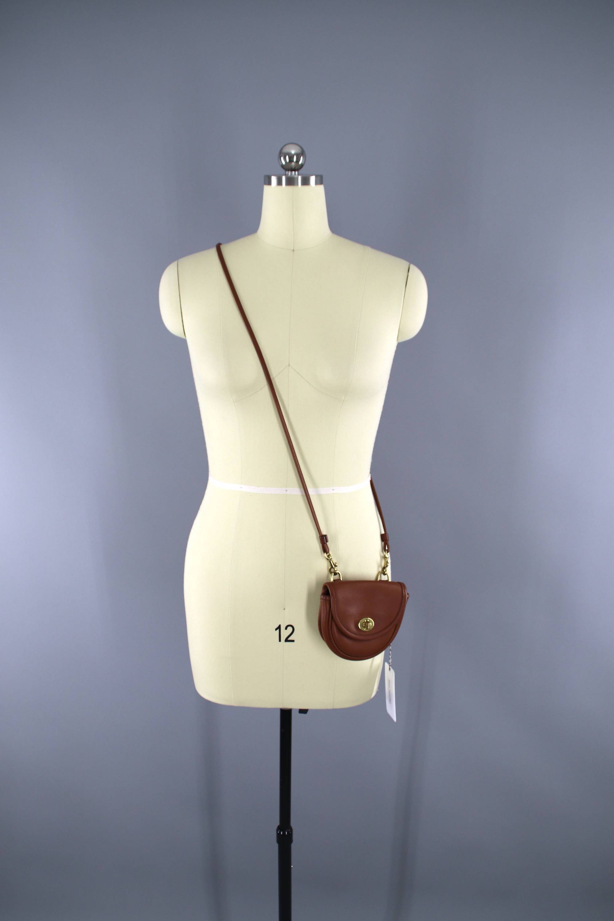 Vintage Coach Convertible Mini Crossbody Belt Bag — portmanteau new york