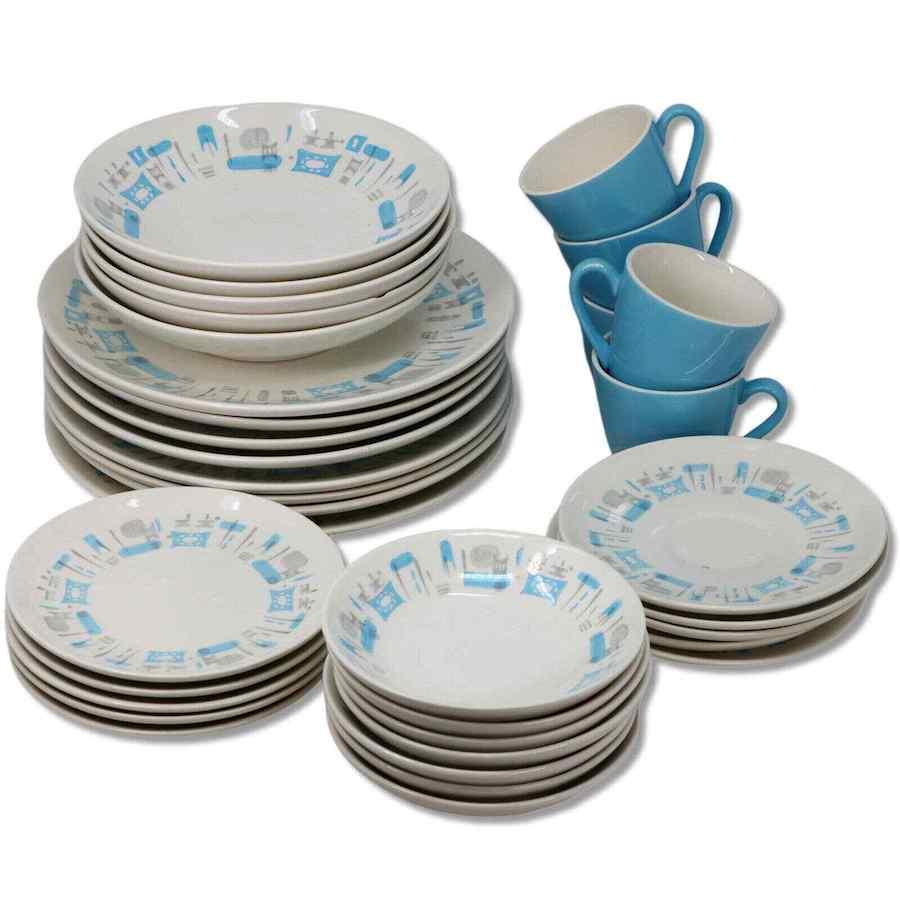 A Taste of Nostalgia: Exploring Vintage Dinnerware Patterns-ThisBlueBird