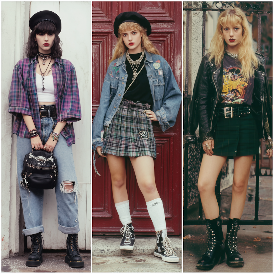 How Vintage Fashion Influenced the '90s Grunge Movement-ThisBlueBird