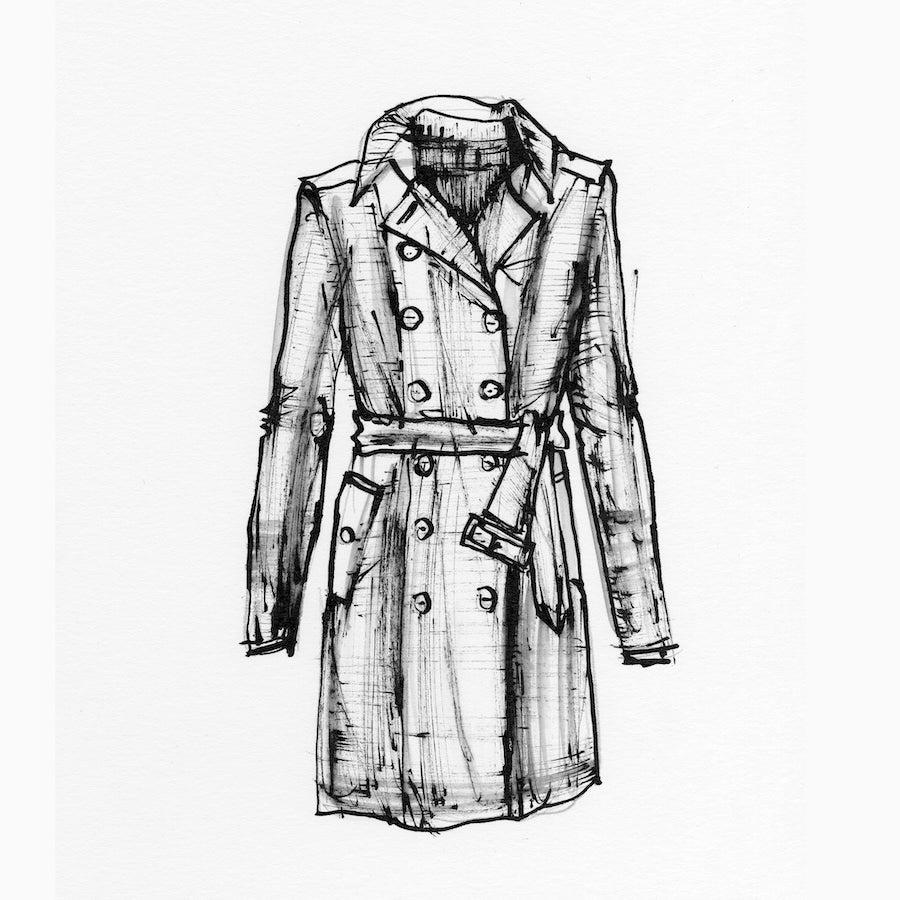 The History of the Trench Coat and Its Place in Vintage Fashion-ThisBlueBird