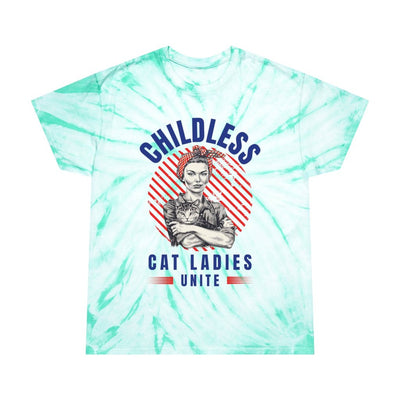 Childless Cat Ladies Unite! Tie Dye TShirt