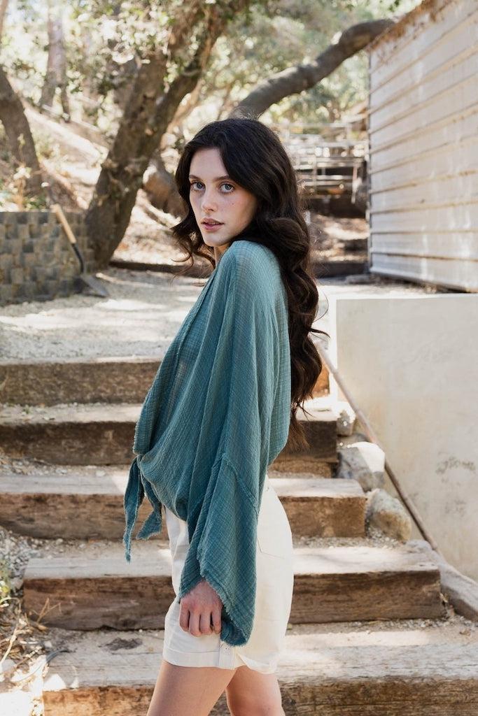 Cotton Gauze Kimono Top – ThisBlueBird