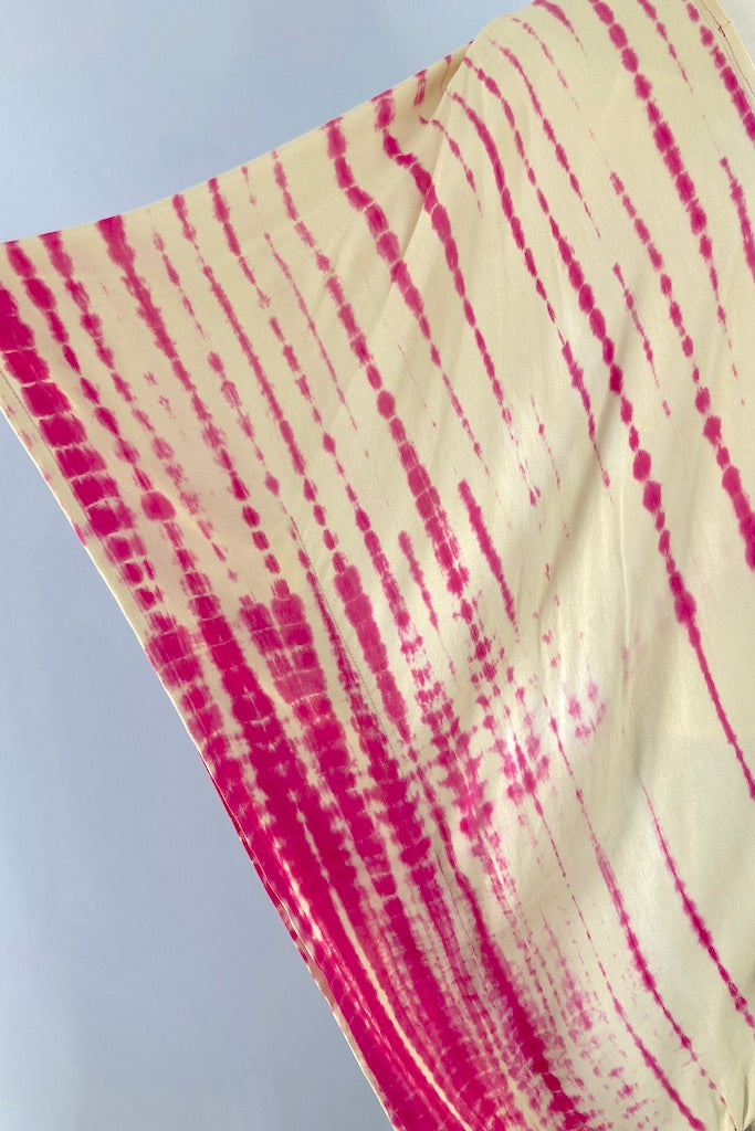 Bali Shibori - Pink Kimono Duster-ThisBlueBird