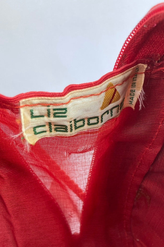 Vintage Liz Claiborne Straw Purse-ThisBlueBird