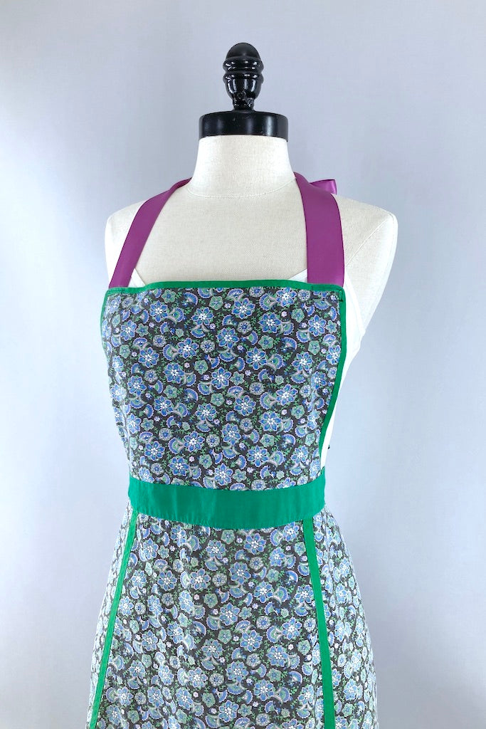 Vintage 1950s Smock Apron-ThisBlueBird