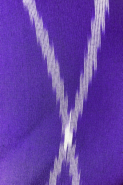 Vintage Purple Ikat Silk Kimono-ThisBlueBird