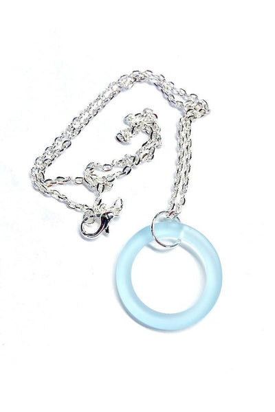 Sea Glass Ring Necklace-ThisBlueBird