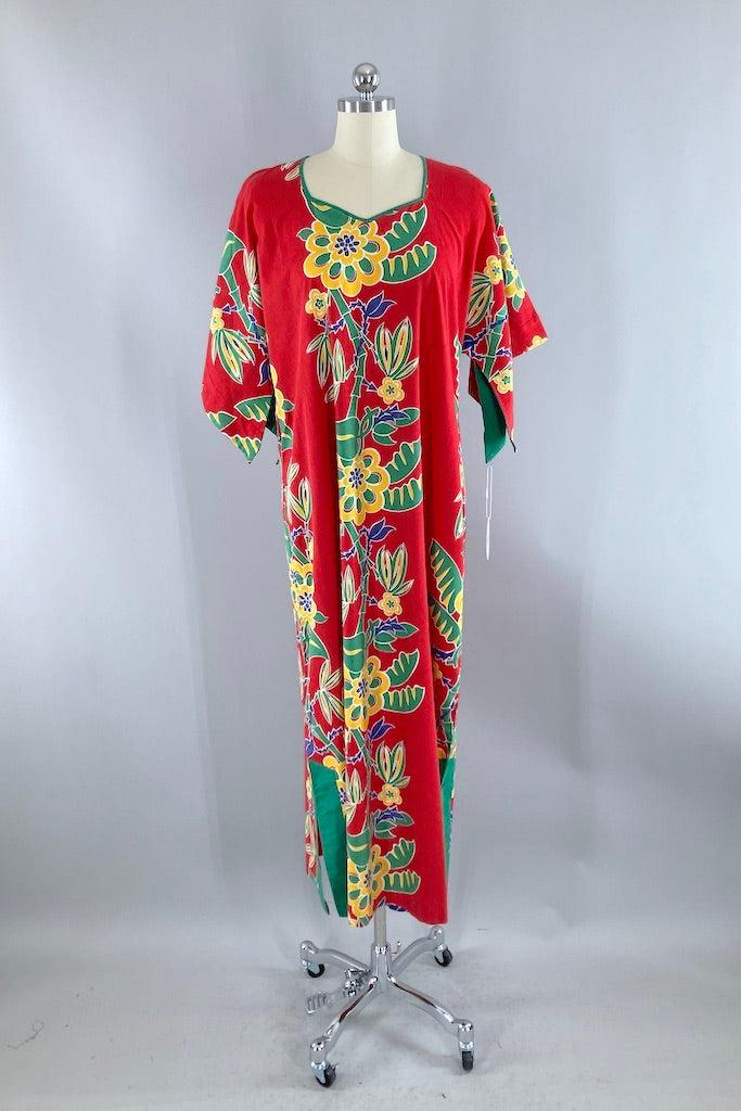Vintage 1940s Watumull's Hawaiian Dress-ThisBlueBird