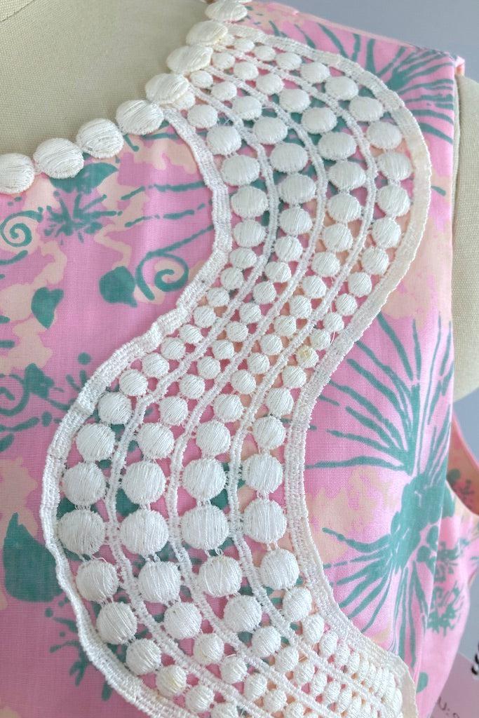 Vintage 1960s Preppy Maxi Dress-ThisBlueBird