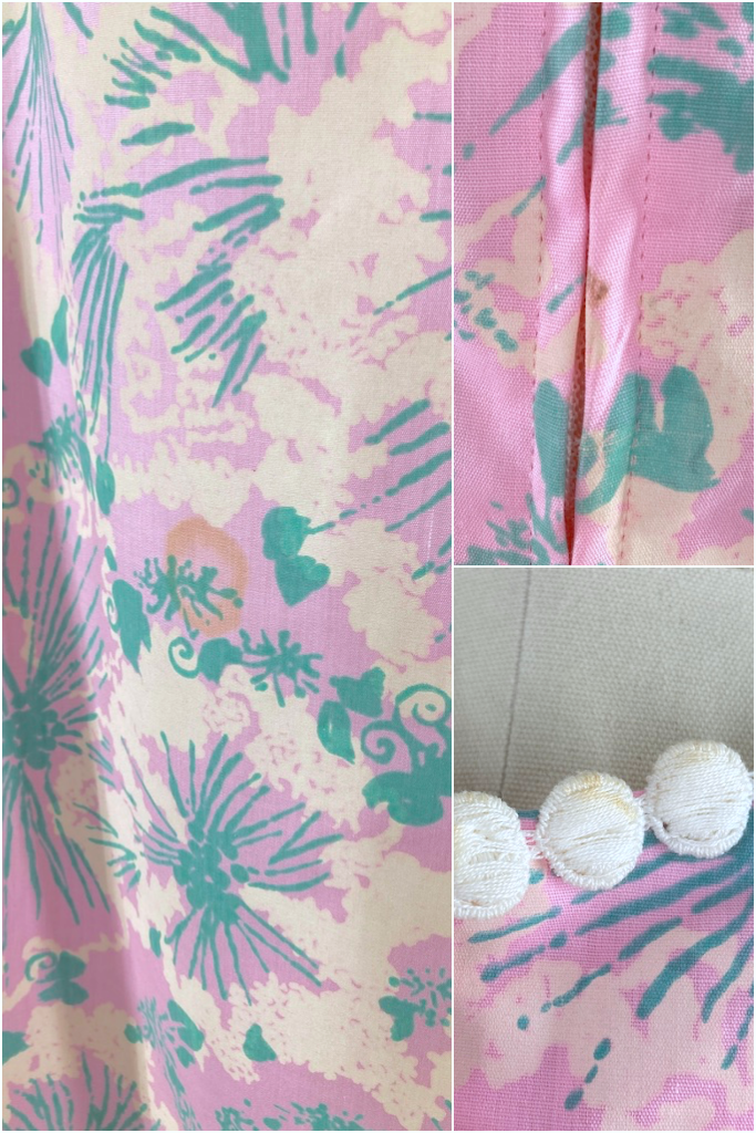Vintage 1960s Preppy Maxi Dress-ThisBlueBird
