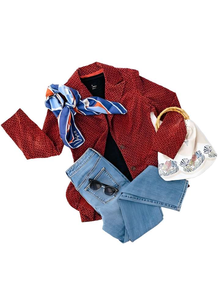 Vintage 1970s Velvet Blazer-ThisBlueBird