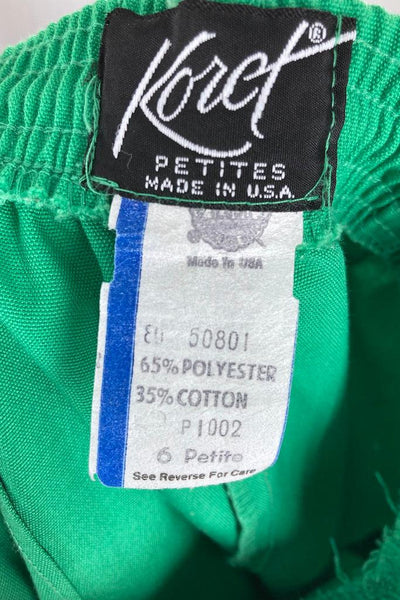 Vintage 1980s Green Koret Skirt-ThisBlueBird
