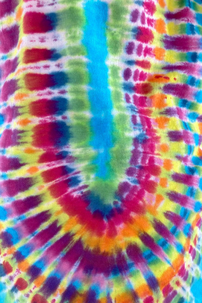 Vintage 1980s Tie Dyed Tee - Blue Wave-ThisBlueBird