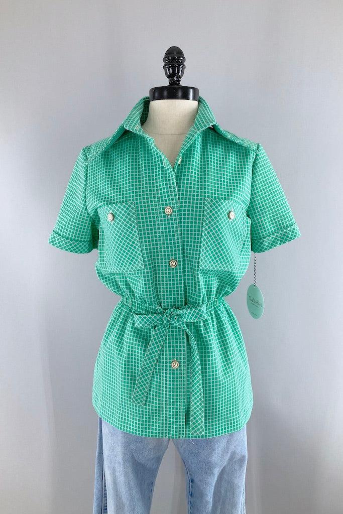 Vintage 70s Jantzen Top-ThisBlueBird