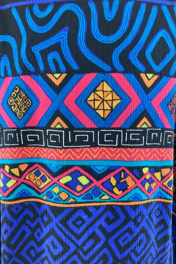 Vintage 80s Abstract Summer Cardigan-ThisBlueBird
