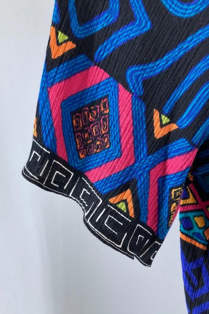 Vintage 80s Abstract Summer Cardigan-ThisBlueBird