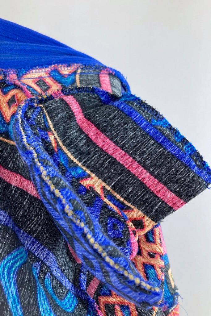 Vintage 80s Abstract Summer Cardigan-ThisBlueBird
