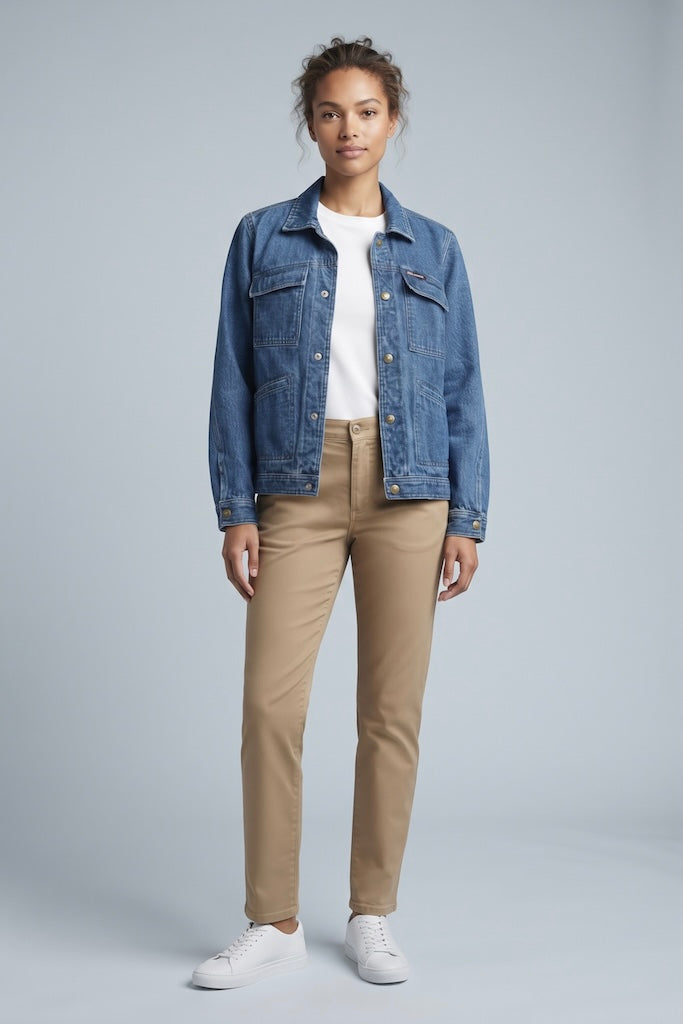 Vintage 80s Jordache Jean Jacket-ThisBlueBird