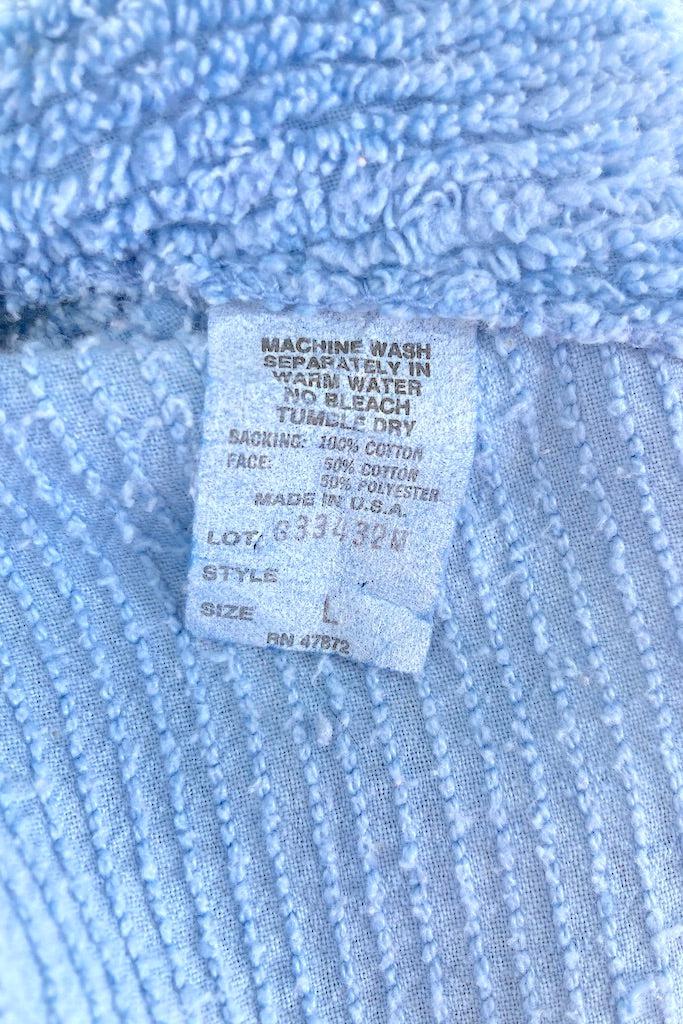 Vintage Blue Chenille Bathrobe-ThisBlueBird