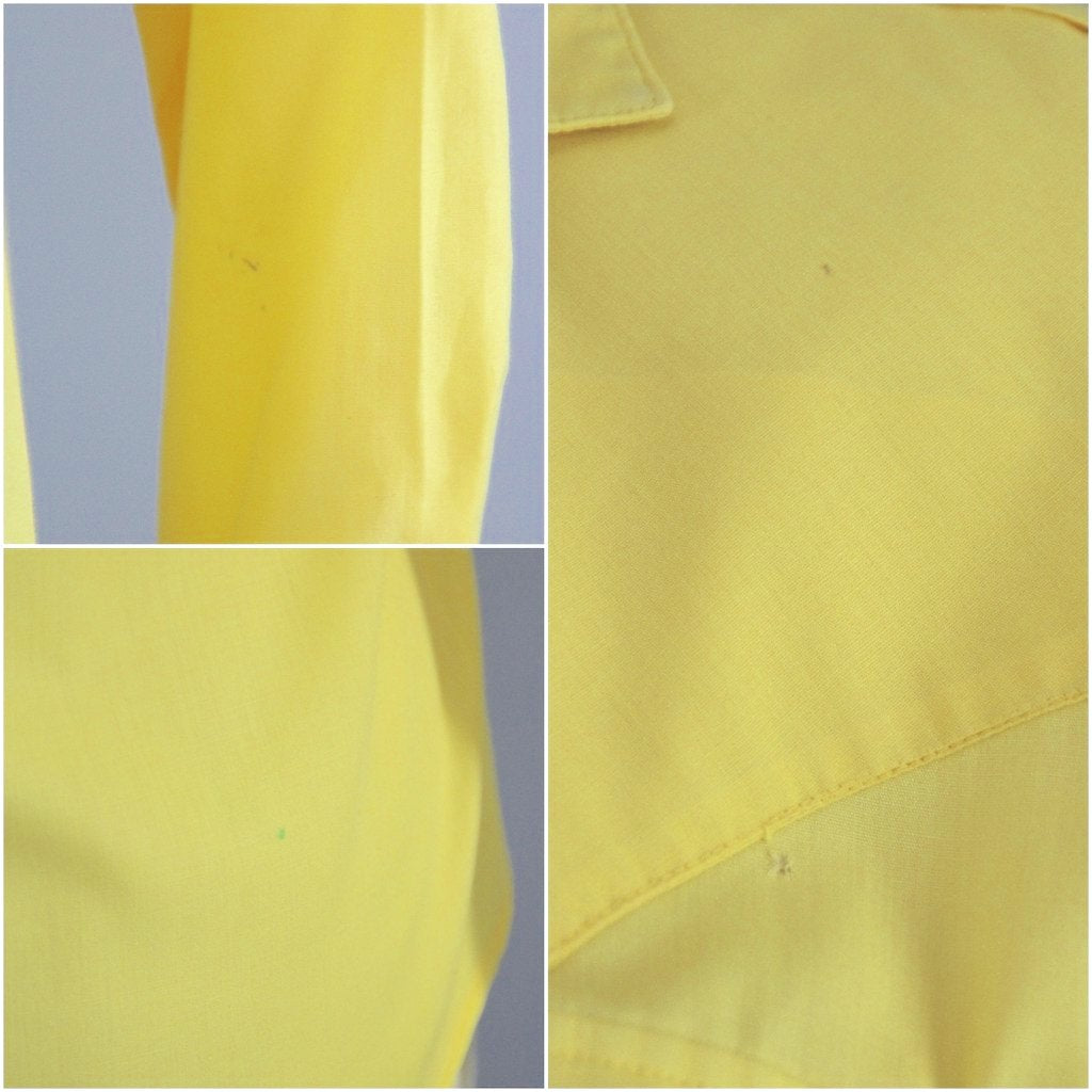 Vintage Cos Cob Yellow Western Shirt-ThisBlueBird