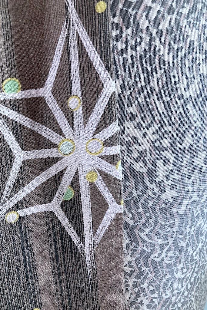 Vintage Dusty Lavender Batik Kimono-ThisBlueBird