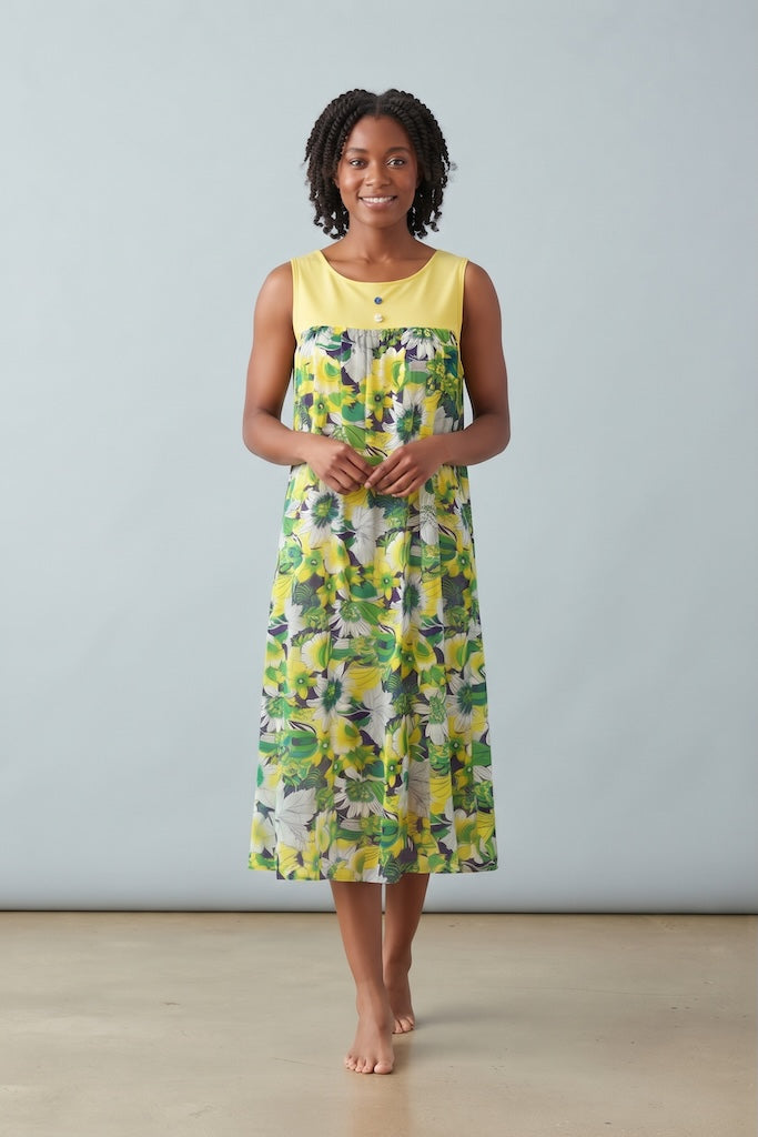 Vintage Floral Nightgown-ThisBlueBird