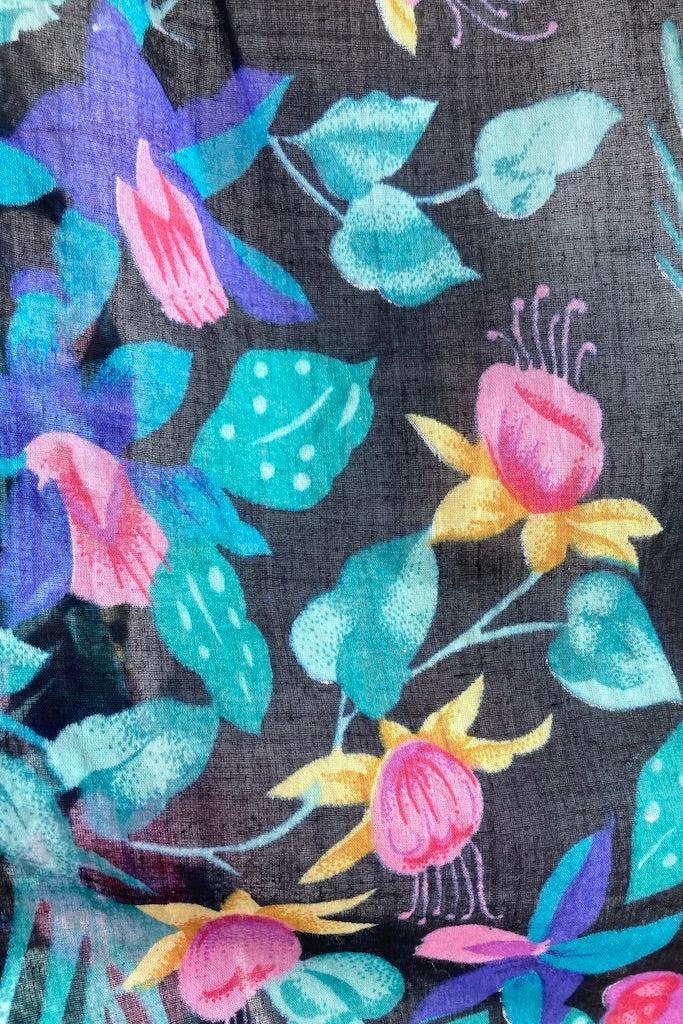 Vintage Gitano Floral Print Shirt-ThisBlueBird