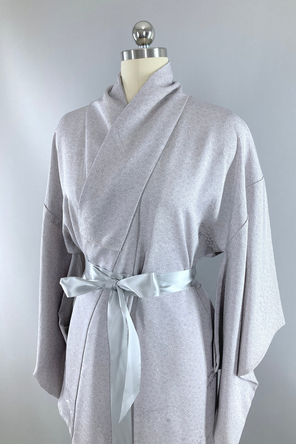 Vintage Great Wave Off Kanagawa Silk Kimono-ThisBlueBird