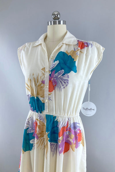 Vintage Hawaiian Day Dress-ThisBlueBird