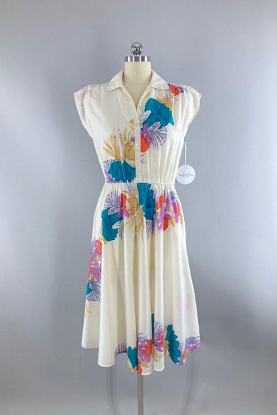 Vintage Hawaiian Day Dress-ThisBlueBird