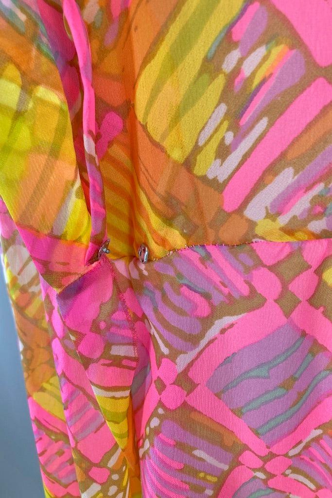 Vintage Neon Pauline Trigere Jumpsuit-ThisBlueBird