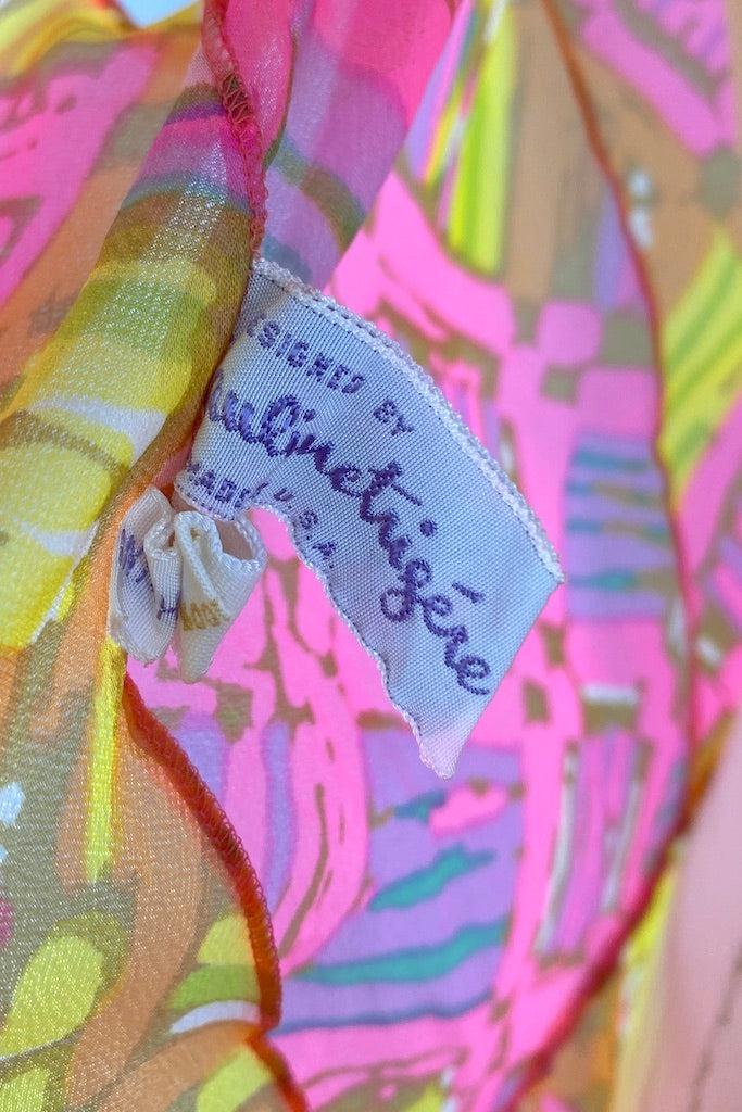 Vintage Neon Pauline Trigere Jumpsuit-ThisBlueBird