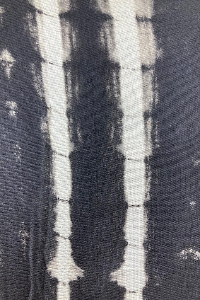 Bali Shibori - Black Kimono Duster-ThisBlueBird
