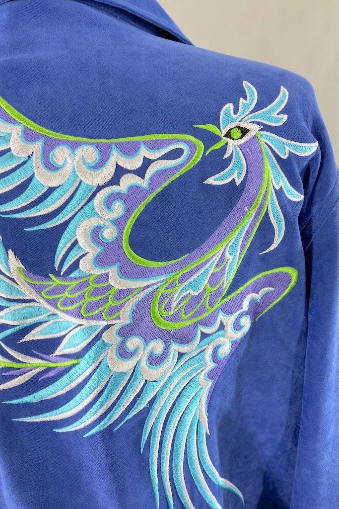 Bob Mackie Peacock Jacket-ThisBlueBird