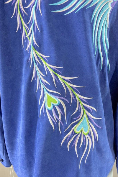 Bob Mackie Peacock Jacket-ThisBlueBird