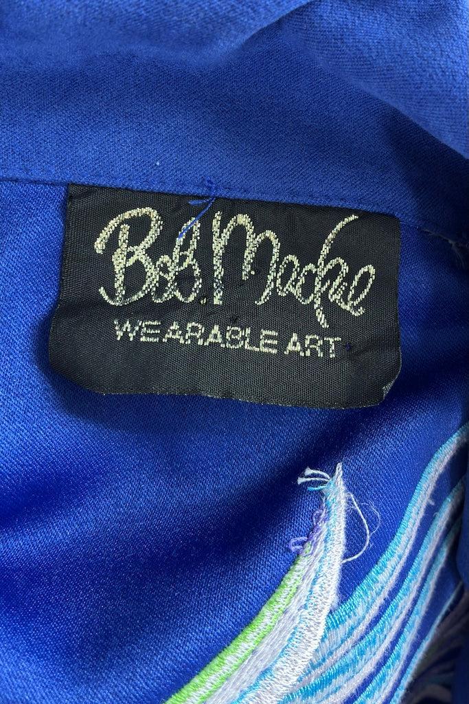 Bob Mackie Peacock Jacket-ThisBlueBird