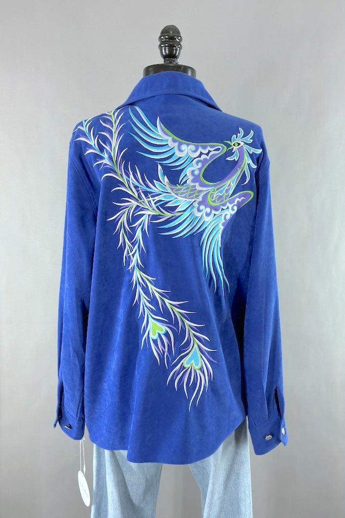 Bob Mackie Peacock Jacket-ThisBlueBird