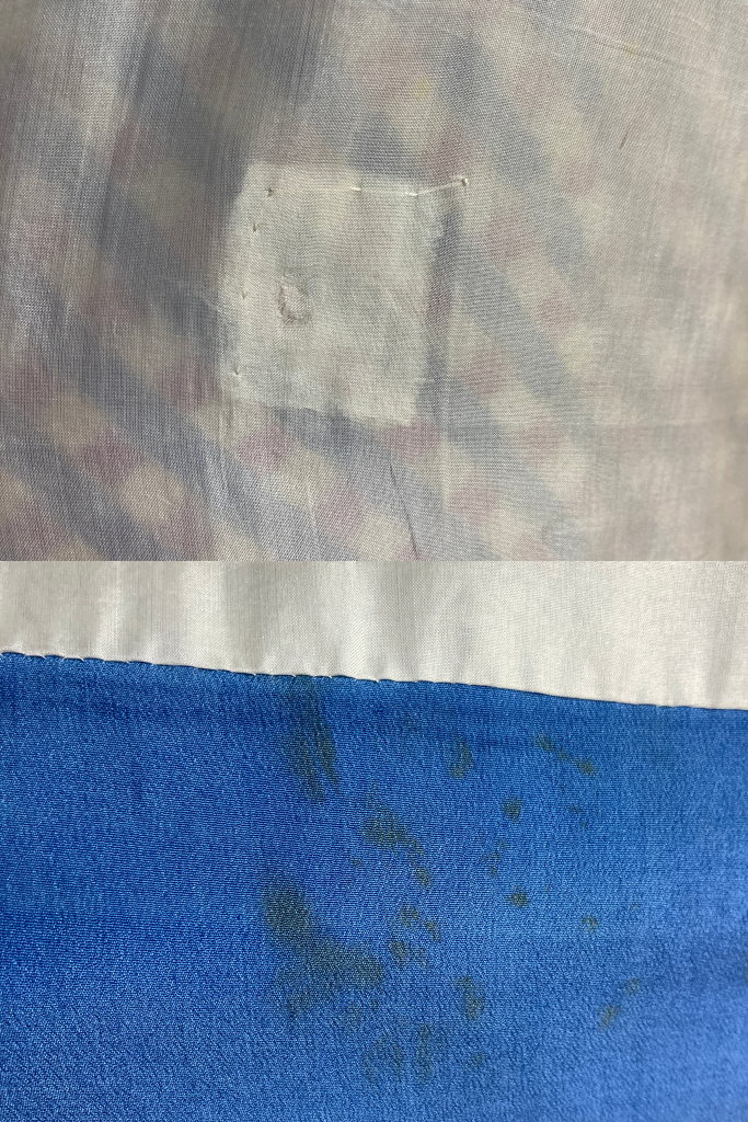 Vintage Blue Checkerboard Kimono-ThisBlueBird